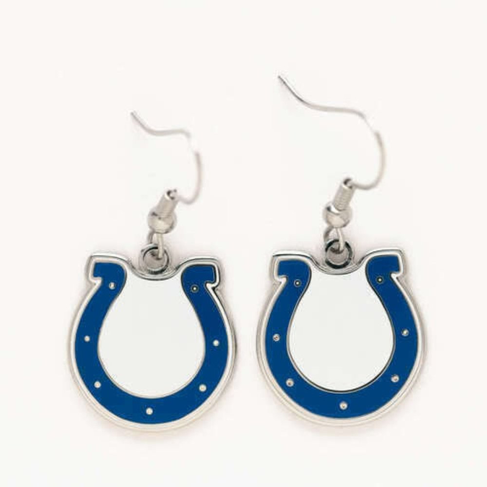 NFL Indianapolis Colts HUGE Koozie Earrings Eye Strip Helmet+ Bundle 12 Pieces